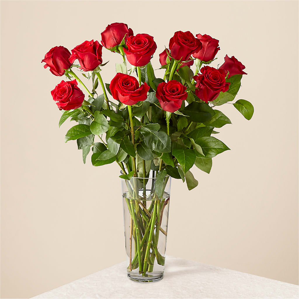 Long Stem Red Rose Bouquet – The Flower Boutique, Gettysburg PA