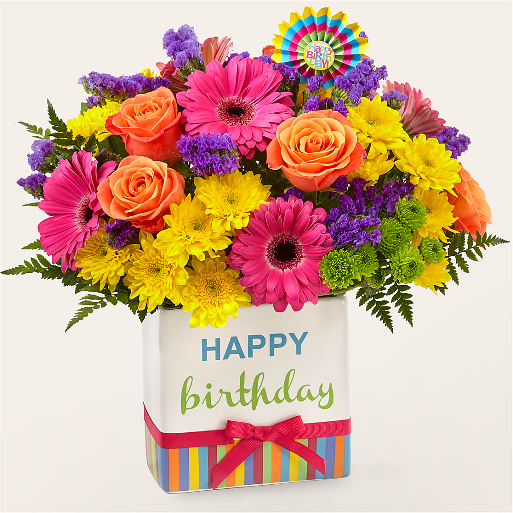 Birthday Brights Bouquet – The Flower Boutique, Gettysburg PA