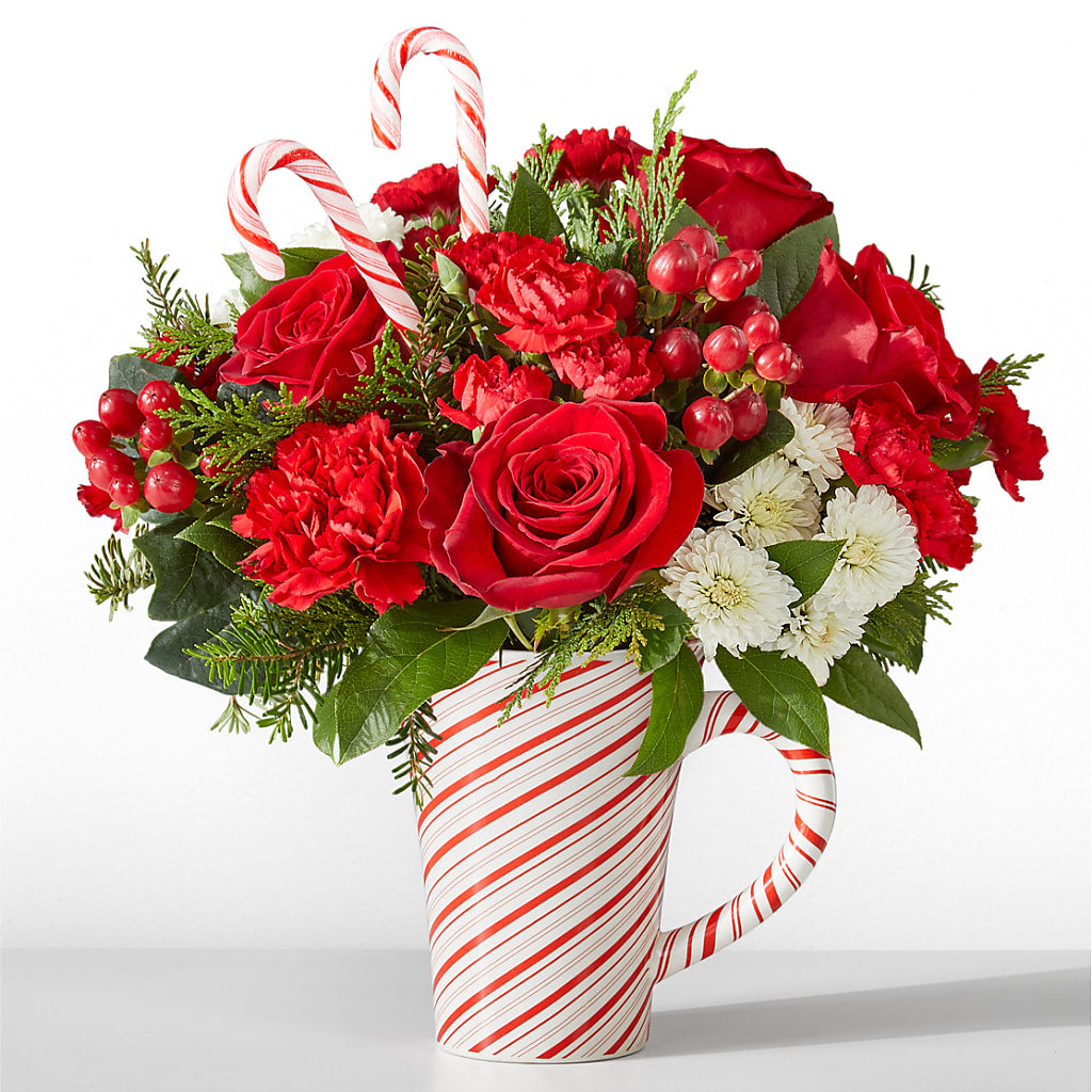 Peppermint Swirl Mug – The Flower Boutique, Gettysburg PA