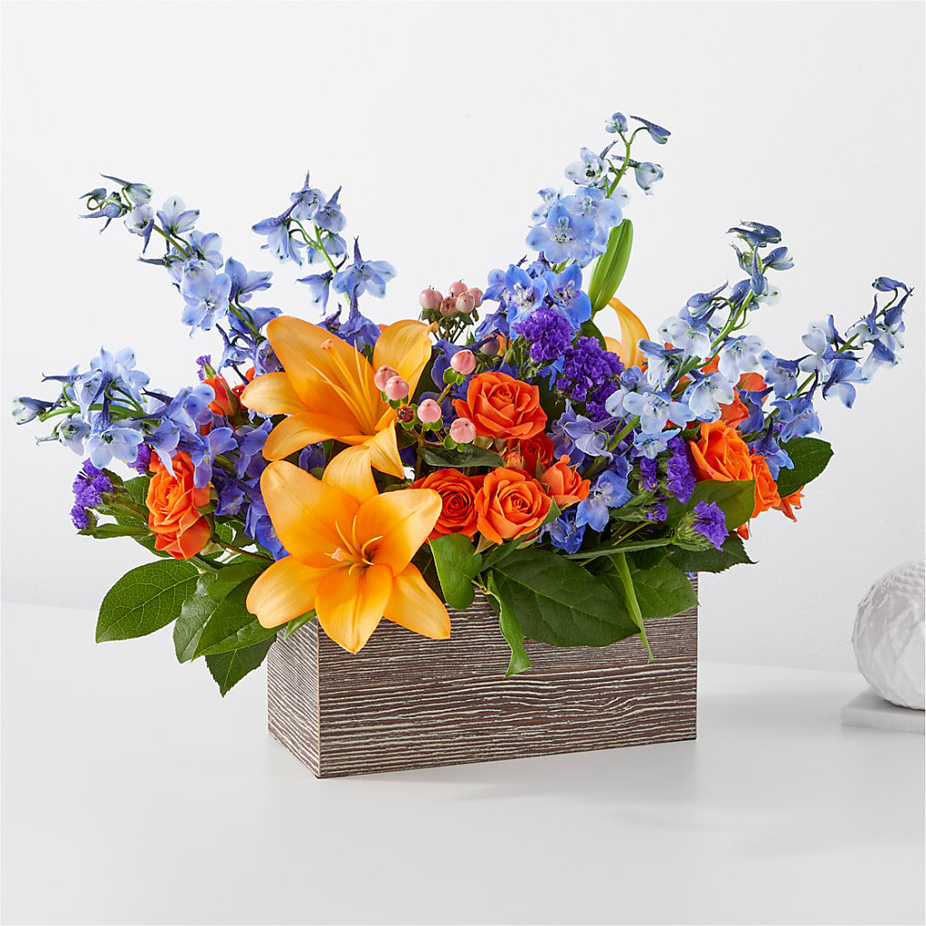 Radiant Citrus Box Bouquet – The Flower Boutique, Gettysburg PA