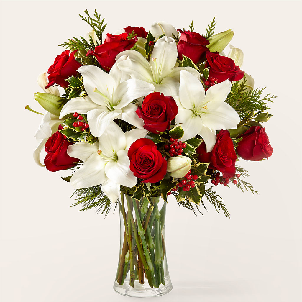 Sparkling Snowflakes Bouquet – The Flower Boutique, Gettysburg PA