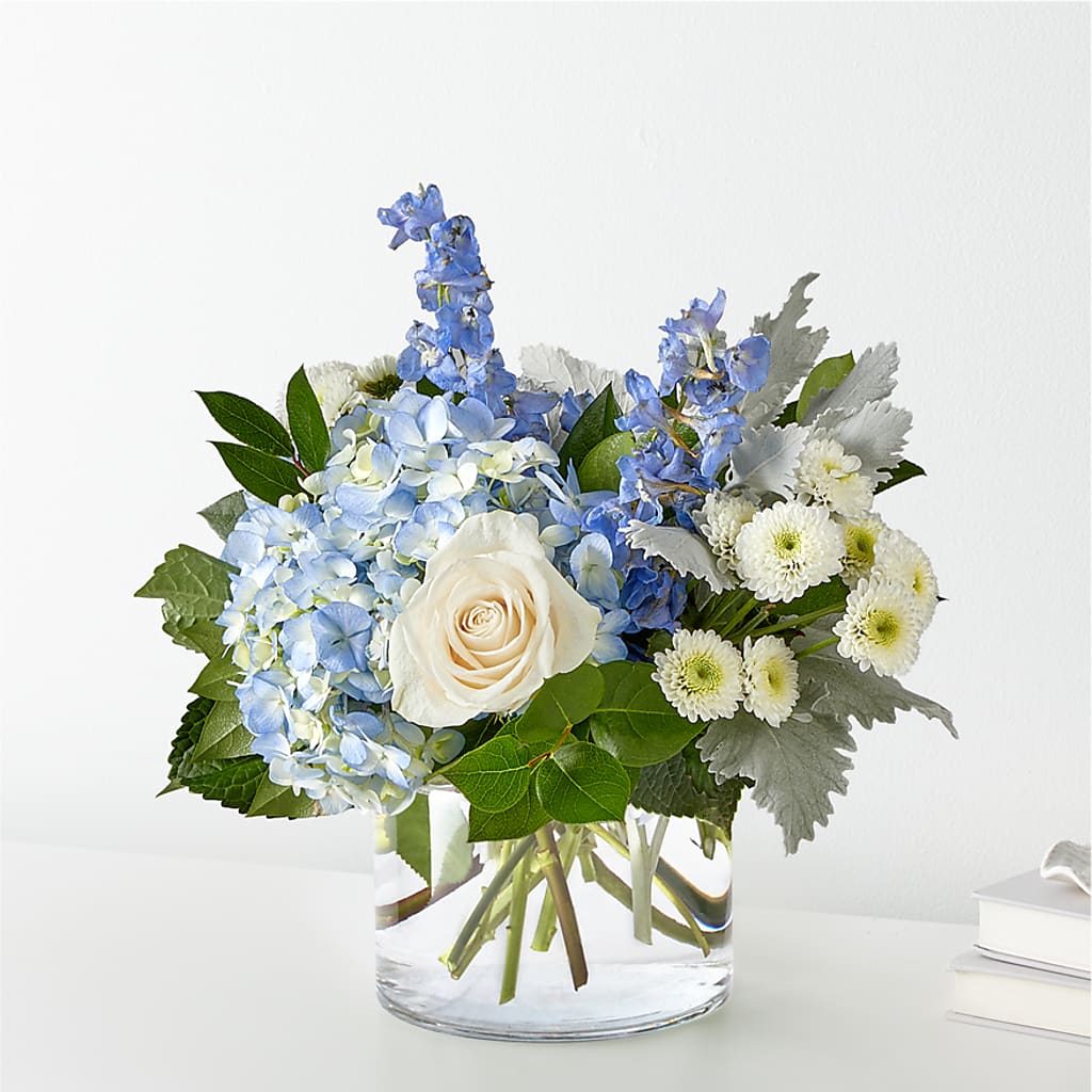 Clear Skies Bouquet – The Flower Boutique, Gettysburg PA