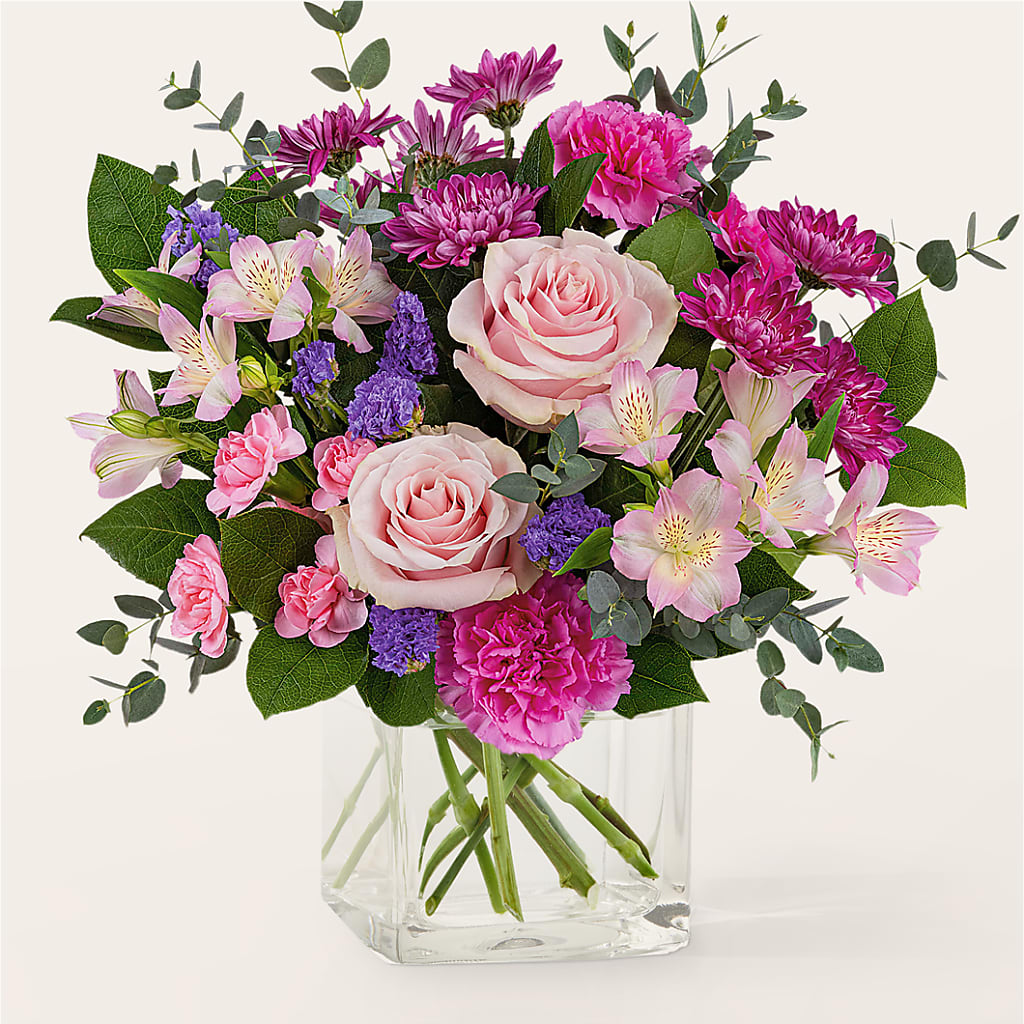 Rosy Radiance Bouquet – The Flower Boutique, Gettysburg PA