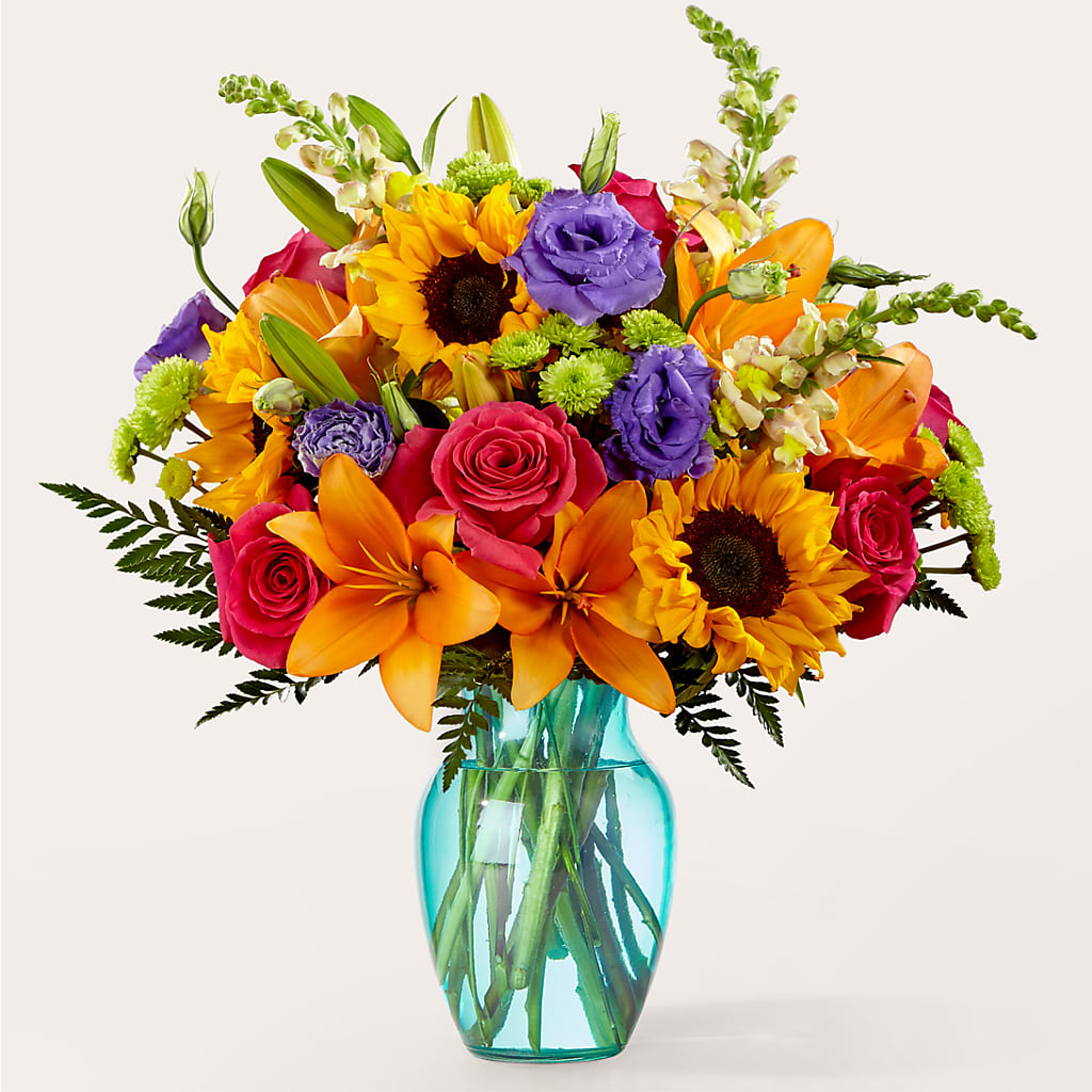 Double Rainbow Bouquet – The Flower Boutique, Gettysburg PA