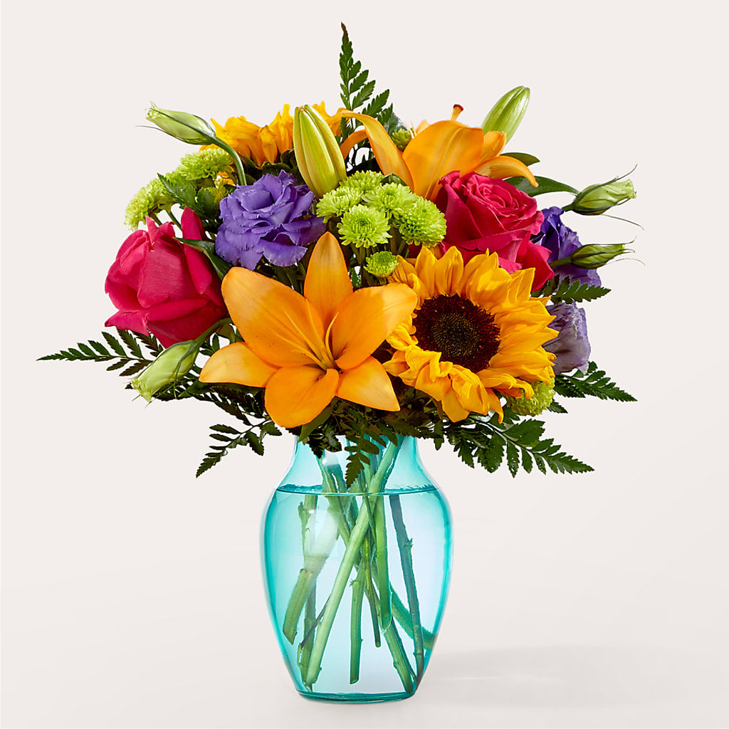Double Rainbow Bouquet – The Flower Boutique, Gettysburg PA