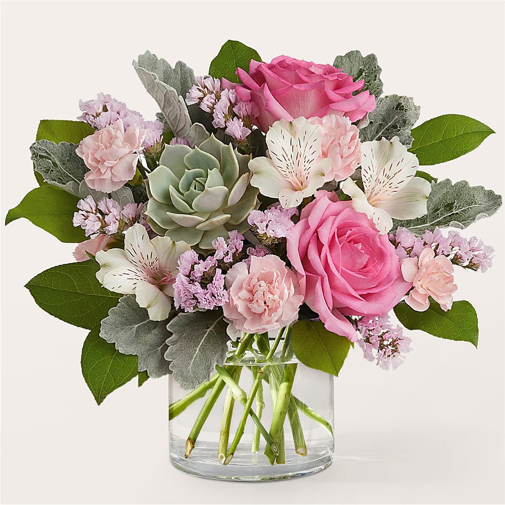 Dusty Rose Bouquet – The Flower Boutique, Gettysburg PA