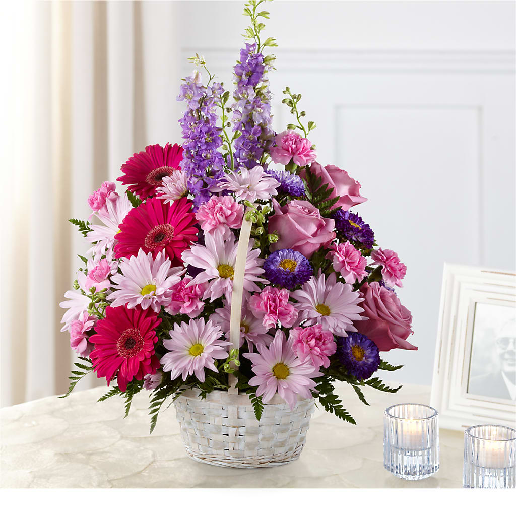 Pastel Peace Basket – The Flower Boutique, Gettysburg PA
