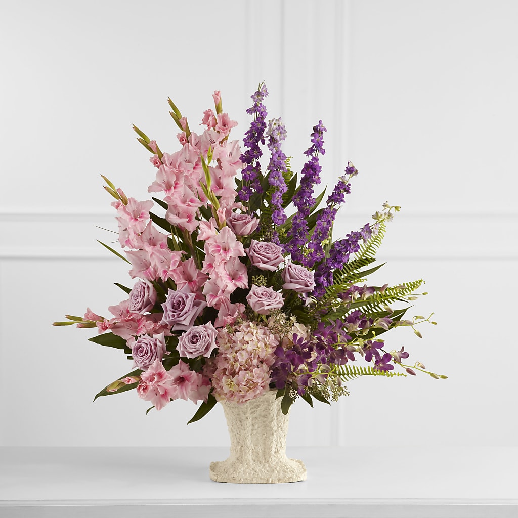 Flowing Garden Arrangement – The Flower Boutique, Gettysburg PA