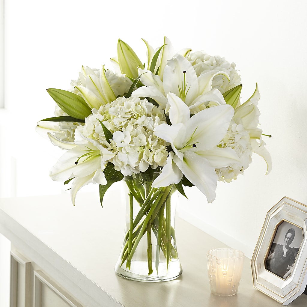 Compassionate Lily Bouquet – The Flower Boutique, Gettysburg PA