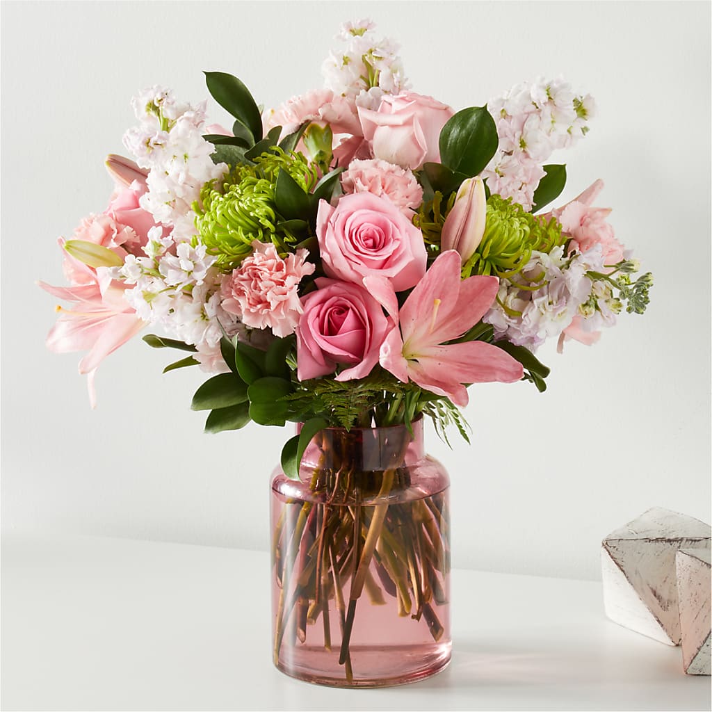 Pretty in Pink Bouquet – The Flower Boutique, Gettysburg PA