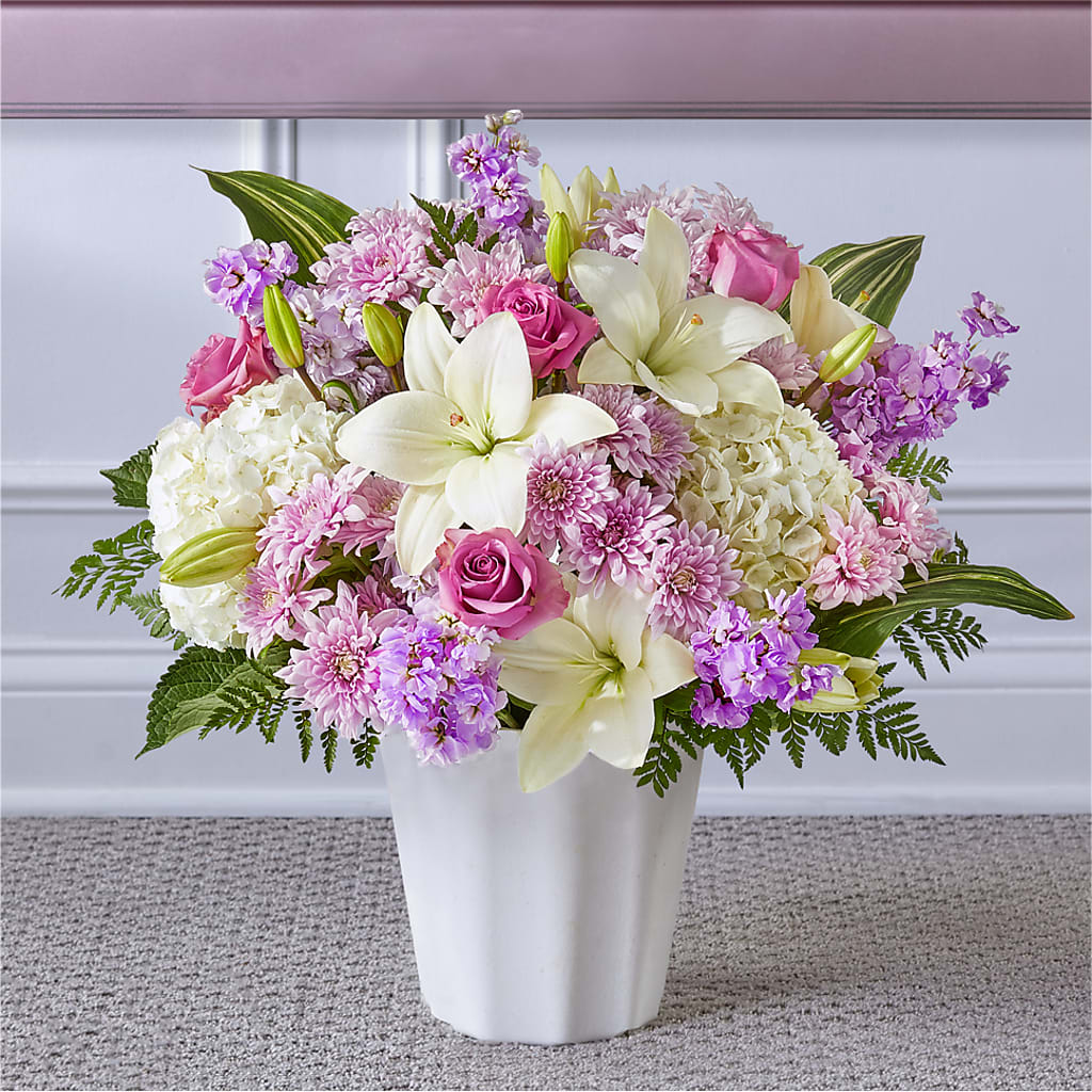 Heaven Sent Floor Basket – The Flower Boutique, Gettysburg PA