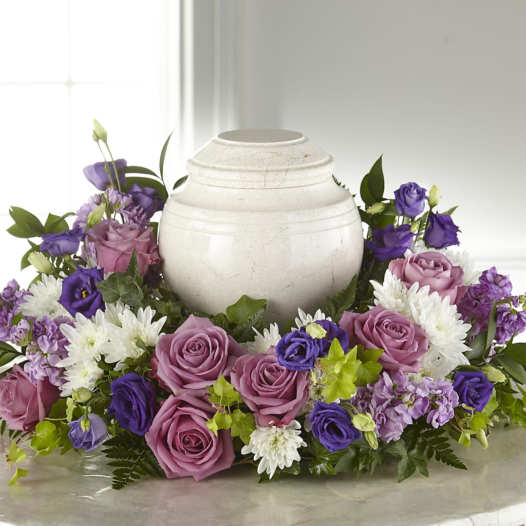 Blooming Sympathy Cremation Adornment – The Flower Boutique, Gettysburg PA