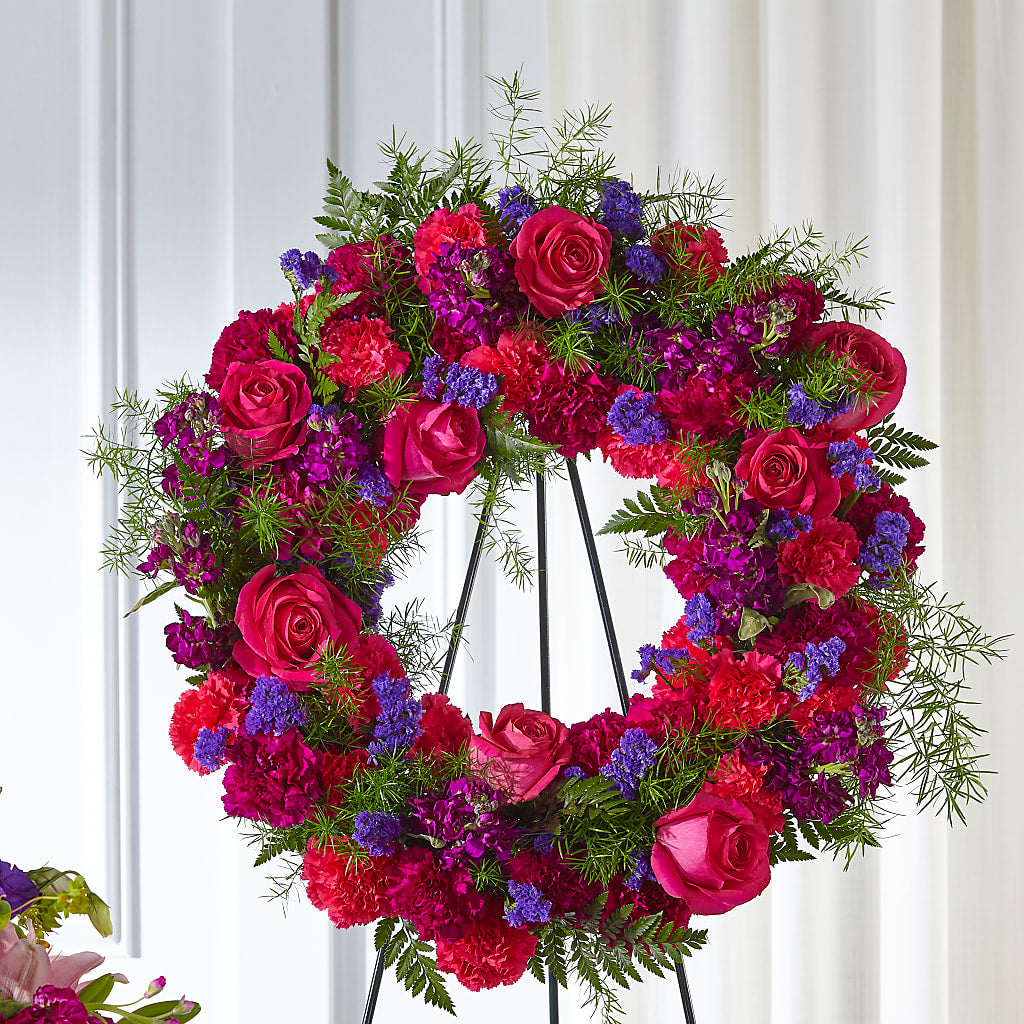 Calming Colors Wreath – The Flower Boutique, Gettysburg PA