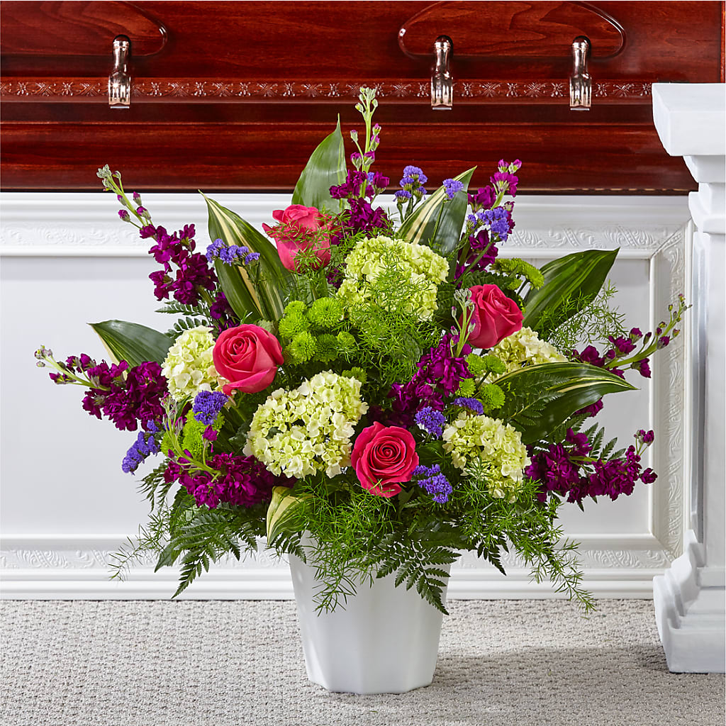 Beautiful Horizons Floor Basket – The Flower Boutique, Gettysburg PA