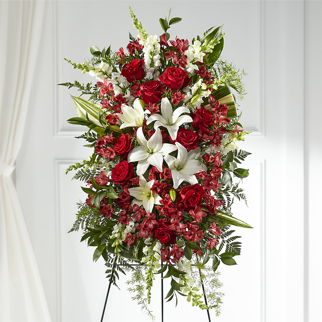 Everlasting Memory Standing Spray – The Flower Boutique, Gettysburg PA
