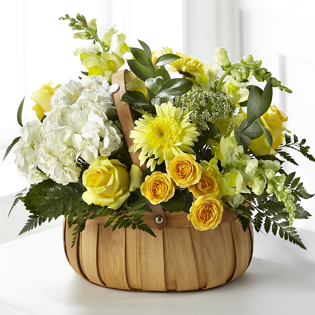 Rustic Remembrance Basket – The Flower Boutique, Gettysburg PA
