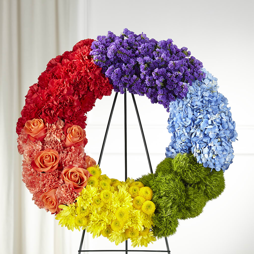 Circle of Love Wreath – The Flower Boutique, Gettysburg PA