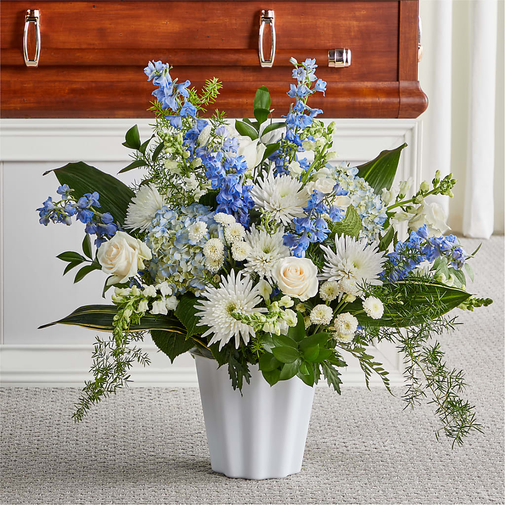 Everlasting Memories Floor Basket – The Flower Boutique, Gettysburg PA