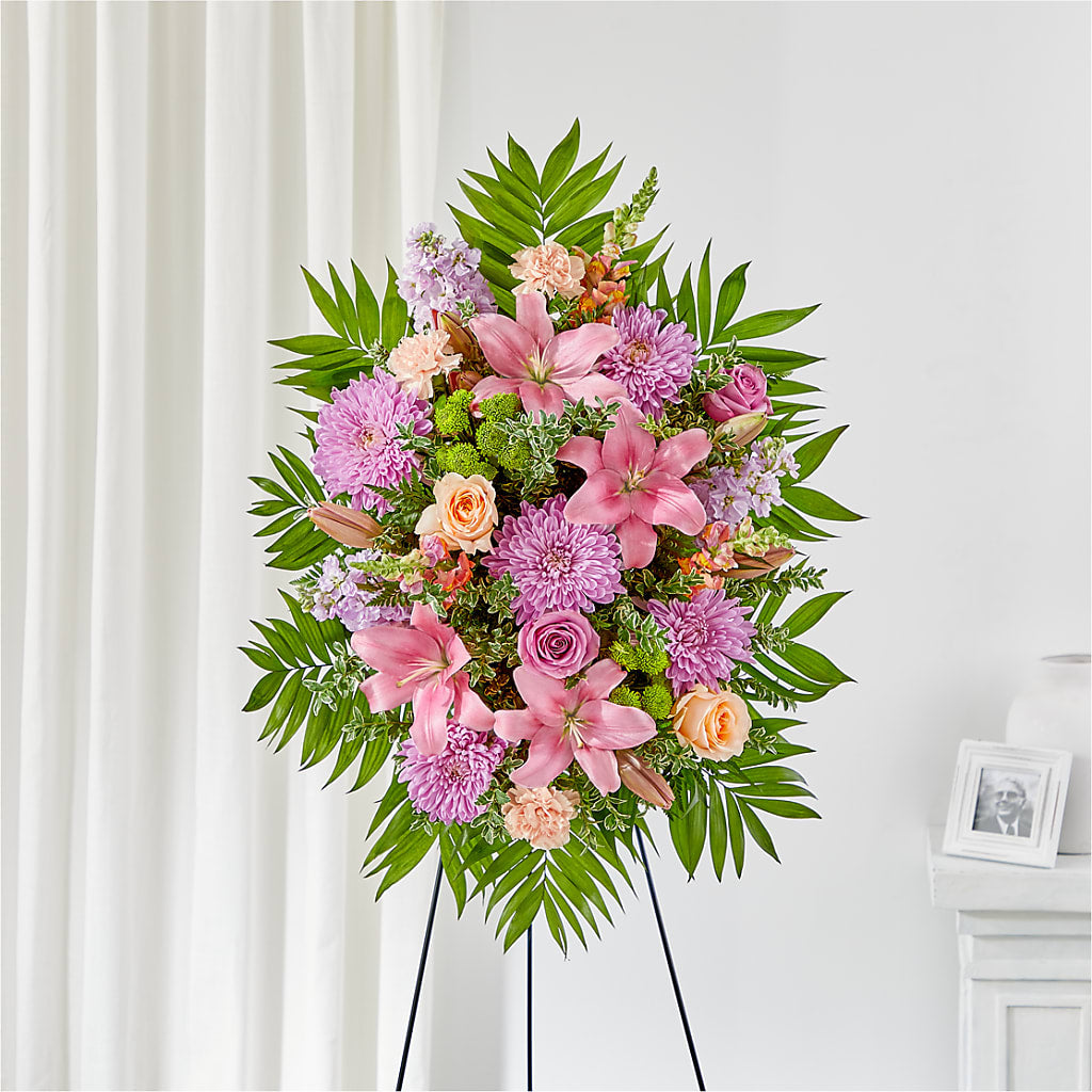 Love & Light Standing Spray – The Flower Boutique, Gettysburg PA