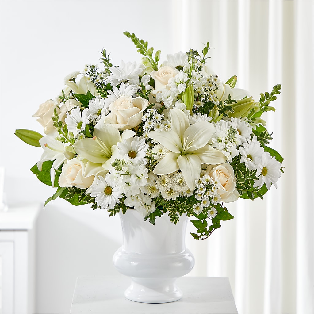 Uplifting Urn Arrangement – The Flower Boutique, Gettysburg PA