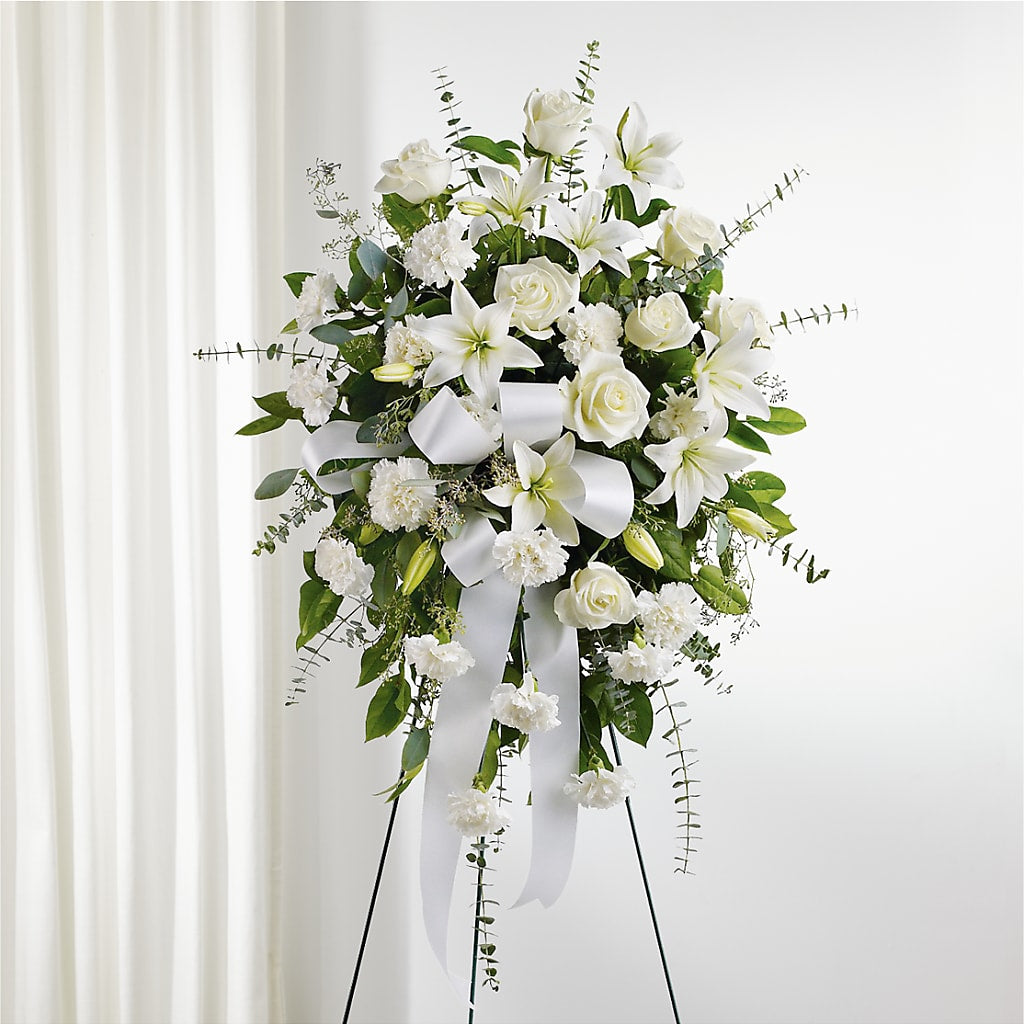 With Care Standing Spray – The Flower Boutique, Gettysburg PA