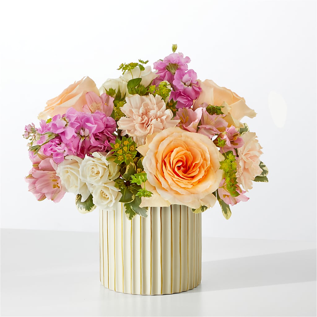 Paradise Bouquet with Ivory Vase – The Flower Boutique, Gettysburg PA