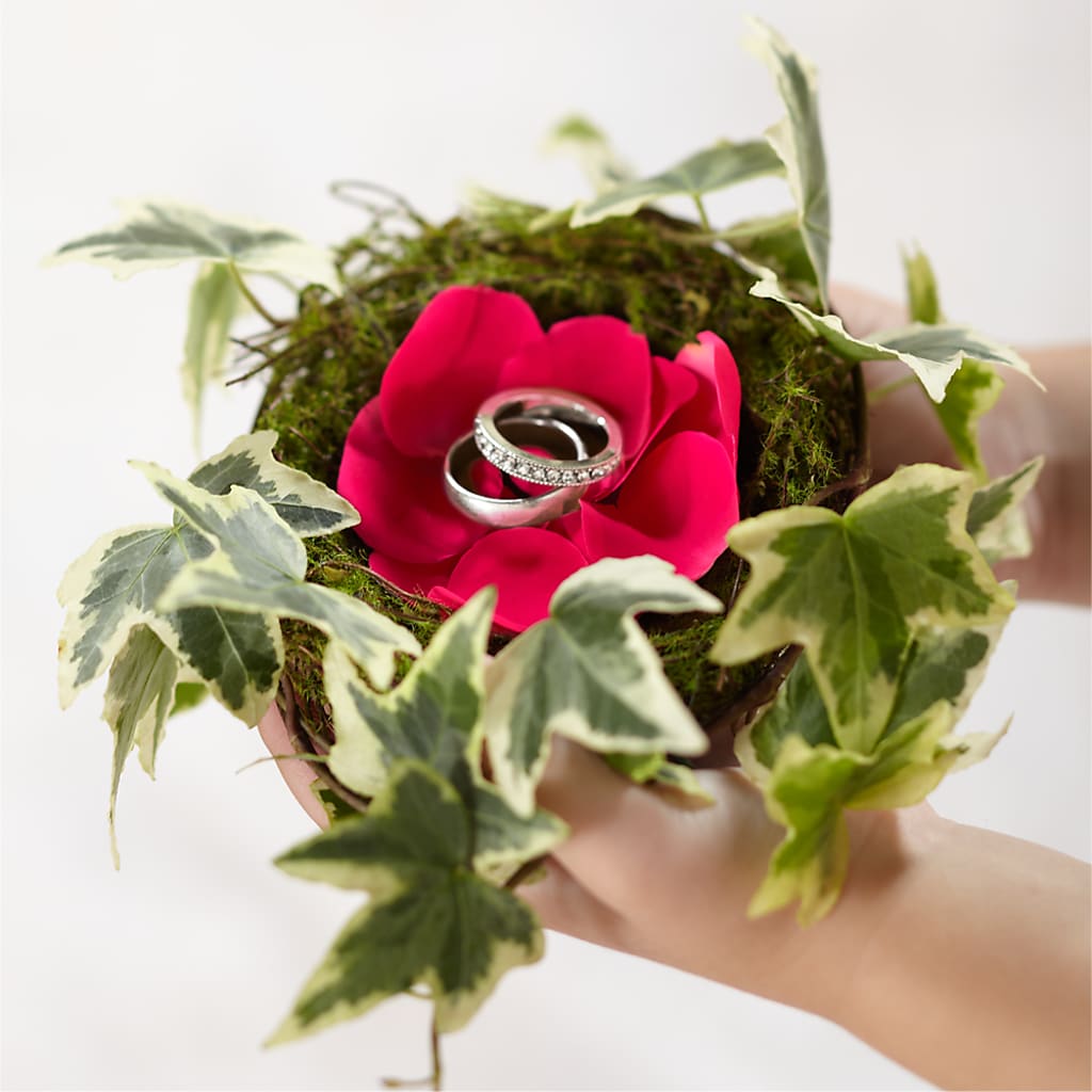 Lila Rose Ring Nest – The Flower Boutique, Gettysburg PA