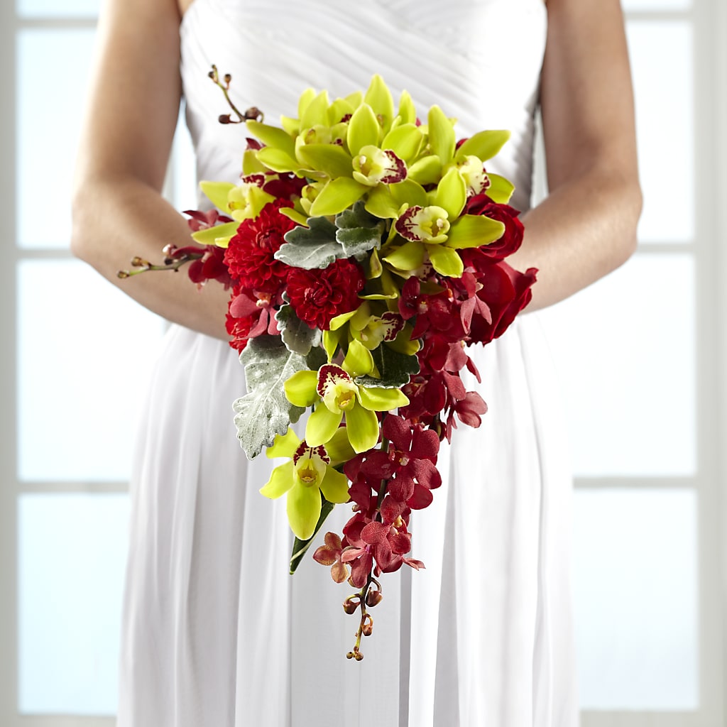 Elegant Orchid Bouquet – The Flower Boutique, Gettysburg PA