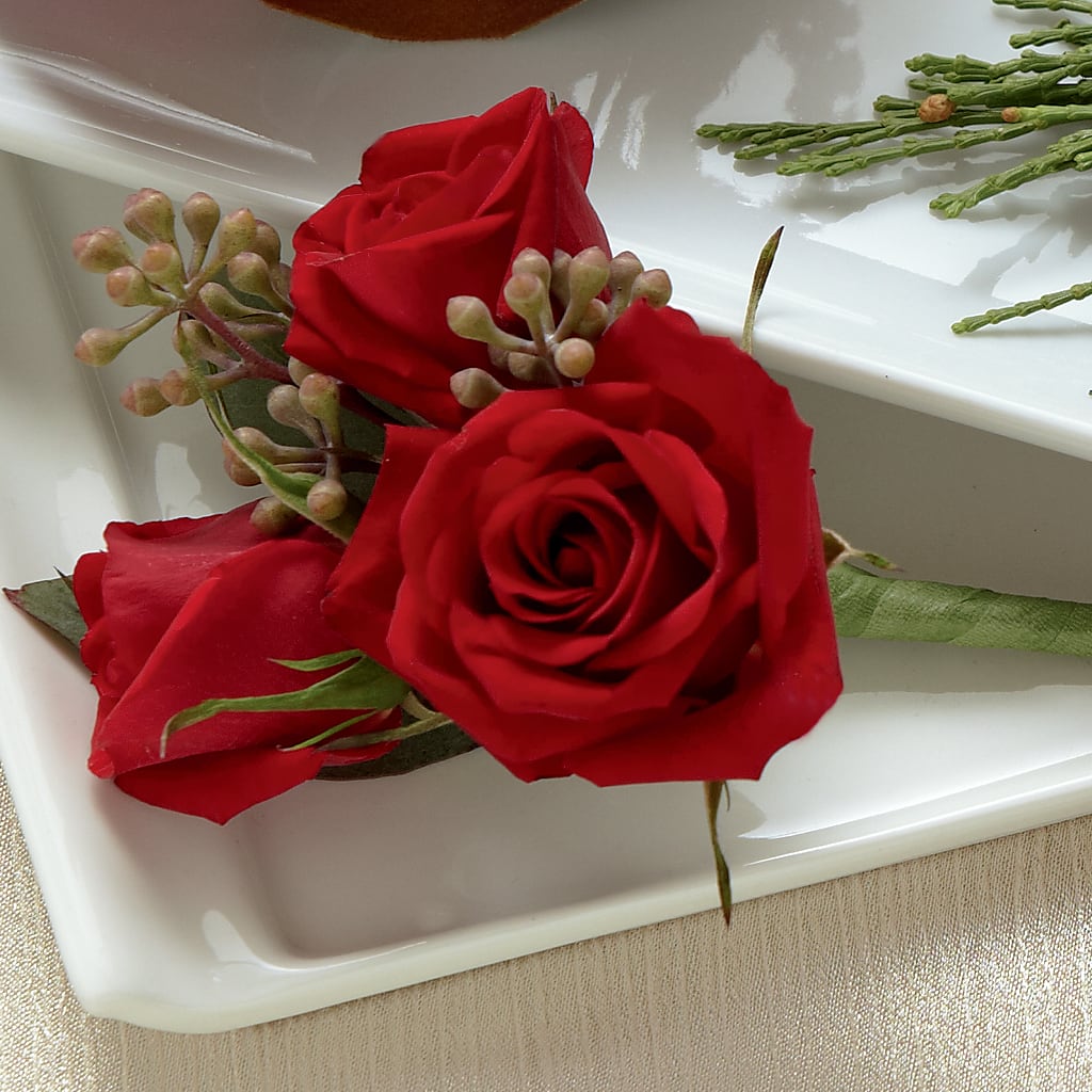 Red Spray Rose Boutonniere – The Flower Boutique, Gettysburg PA