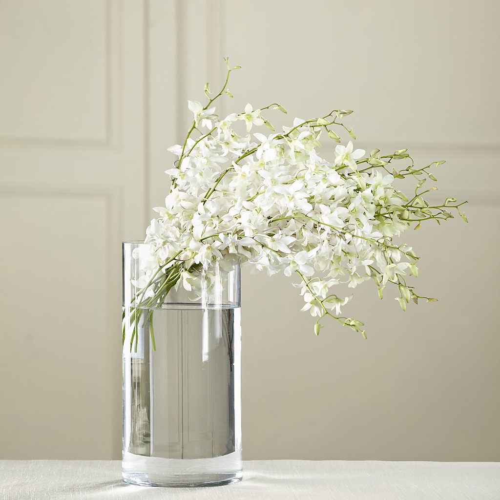 White Dendrobium Bouquet – The Flower Boutique, Gettysburg PA