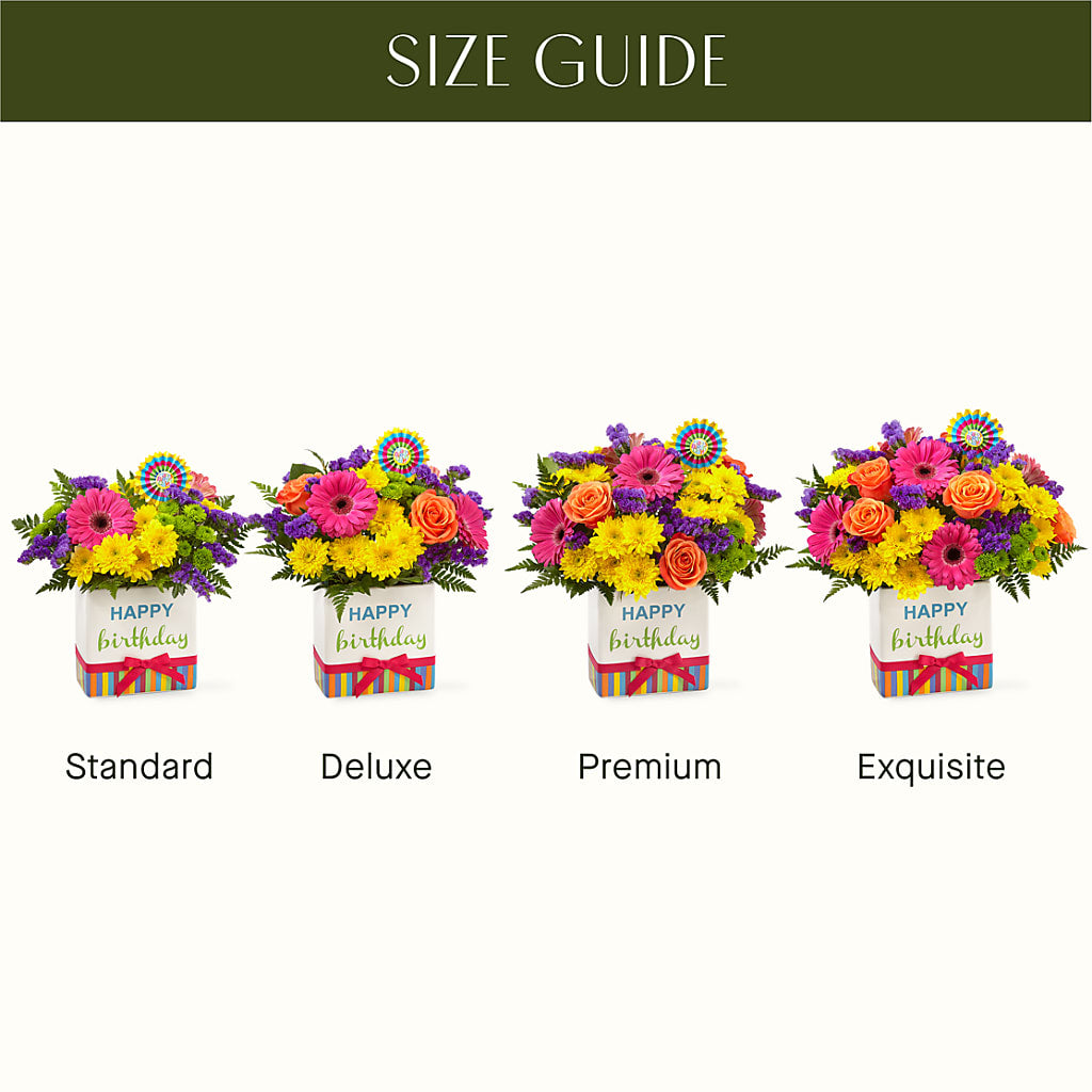 Birthday Brights Bouquet –  The Flower Boutique, Gettysburg PA