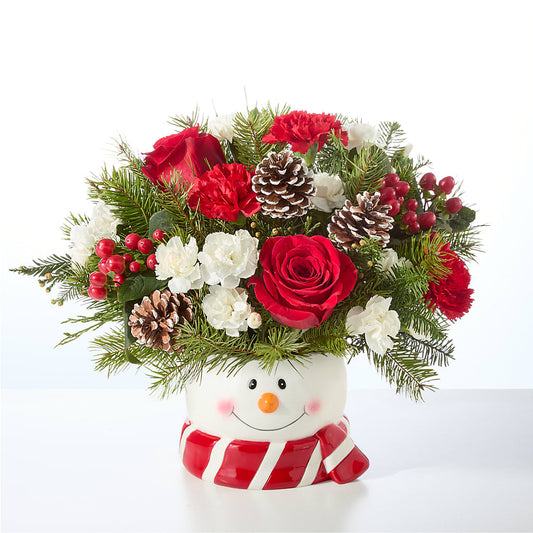 Jolly Snowman Bouquet –  The Flower Boutique, Gettysburg PA