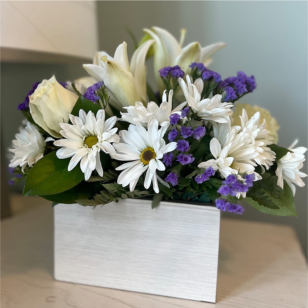 Beyond Blue Box Bouquet –  The Flower Boutique, Gettysburg PA