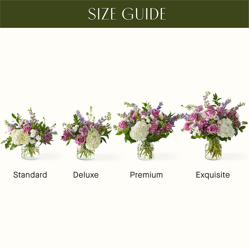 Violet Caress Bouquet –  The Flower Boutique, Gettysburg PA