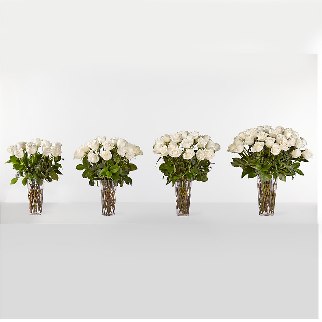 Long Stem White Rose Bouquet –  The Flower Boutique, Gettysburg PA