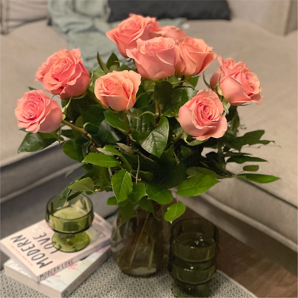 Long Stem Pink Rose Bouquet –  The Flower Boutique, Gettysburg PA