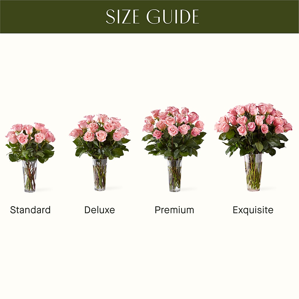 Long Stem Pink Rose Bouquet –  The Flower Boutique, Gettysburg PA