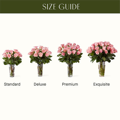 Long Stem Pink Rose Bouquet –  The Flower Boutique, Gettysburg PA