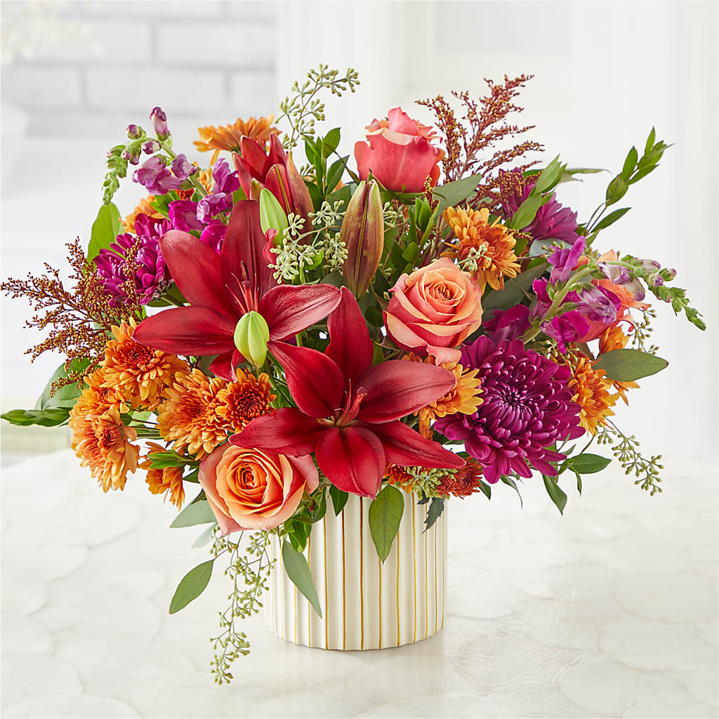 Burgundy Landscape Bouquet –  The Flower Boutique, Gettysburg PA