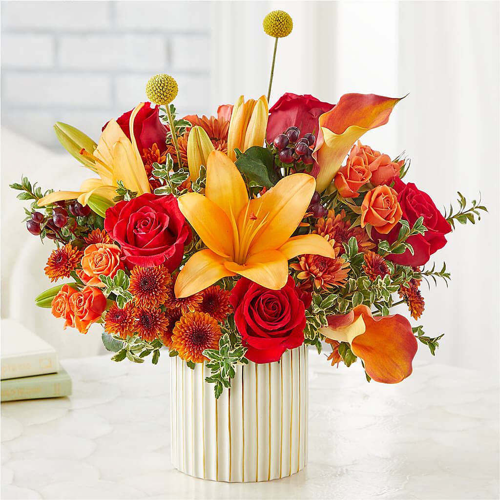 Scarlet Skies Bouquet –  The Flower Boutique, Gettysburg PA