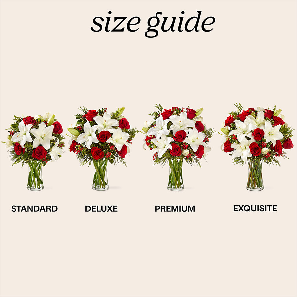 Sparkling Snowflakes Bouquet –  The Flower Boutique, Gettysburg PA