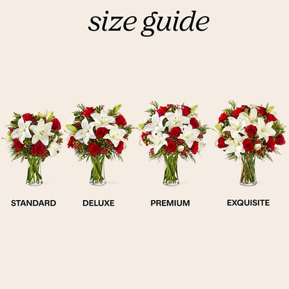 Sparkling Snowflakes Bouquet –  The Flower Boutique, Gettysburg PA