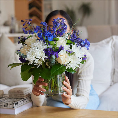 Cerulean Waves Bouquet –  The Flower Boutique, Gettysburg PA