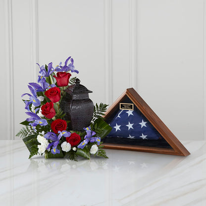 Patriotic Tribute Arrangement –  The Flower Boutique, Gettysburg PA
