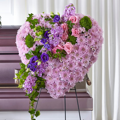 Treasured Love Standing Heart –  The Flower Boutique, Gettysburg PA