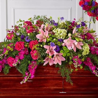 Radiant Tribute Casket Spray –  The Flower Boutique, Gettysburg PA