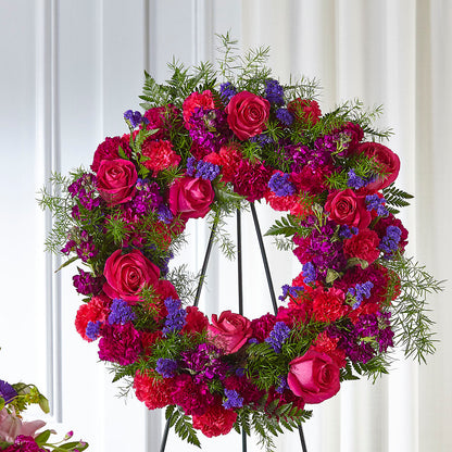 Calming Colors Wreath –  The Flower Boutique, Gettysburg PA