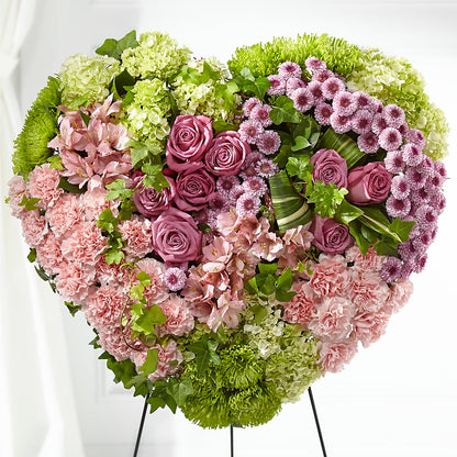 Heartwarming Standing Heart –  The Flower Boutique, Gettysburg PA