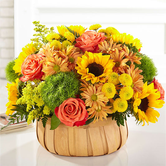 Harvest Sunflower Basket – THE FLOWER BOUTIQUE, Gettysburg PA