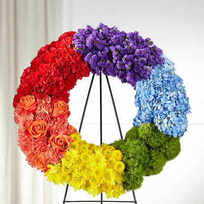 Circle of Love Wreath –  The Flower Boutique, Gettysburg PA